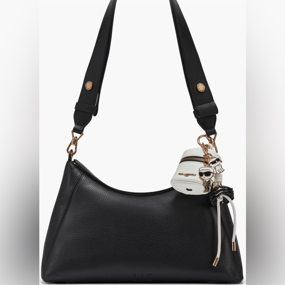 Karl Lagerfeld Paris Nikole Crossbody Leather Bag